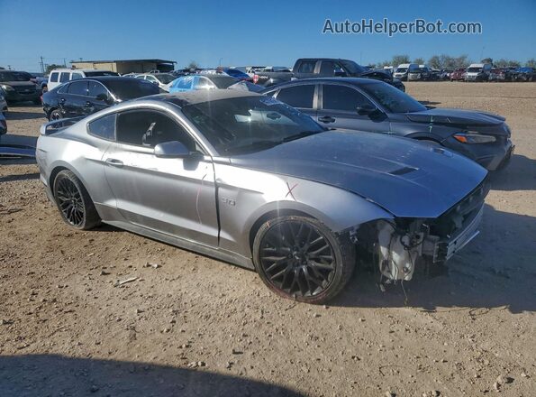 1FA6P8CF2N5112299 2022 FORD MUSTANG Silver Przód prawy