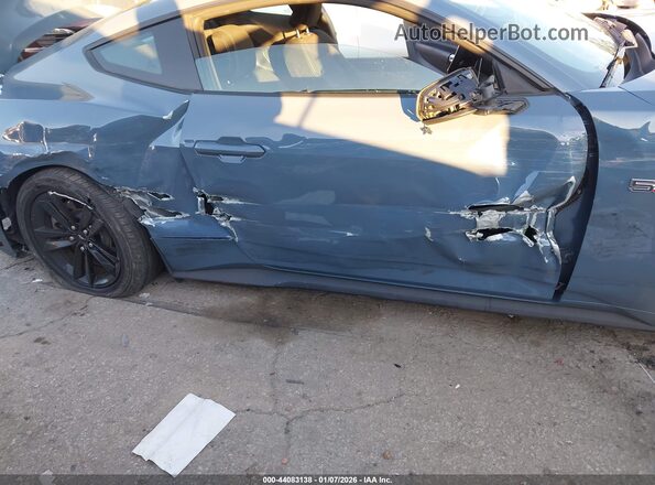 1FA6P8CF3R5415923 2024 FORD MUSTANG Light Blue Вид спереди