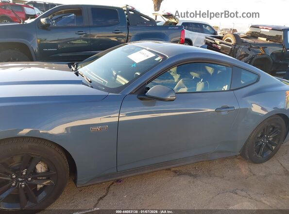 1FA6P8CF3R5415923 2024 FORD MUSTANG Light Blue Панорамный вид салона 360°