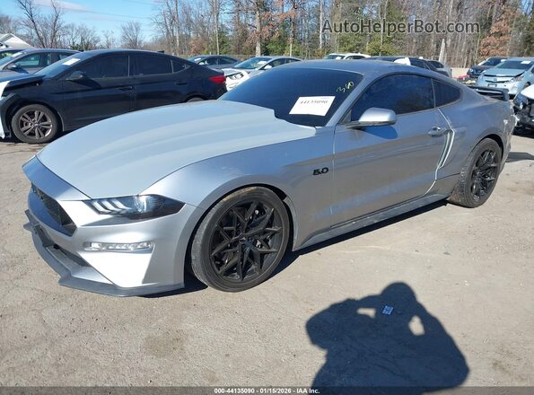 1FA6P8CF4L5151862 2020 FORD MUSTANG Silver Передня ліва чверть