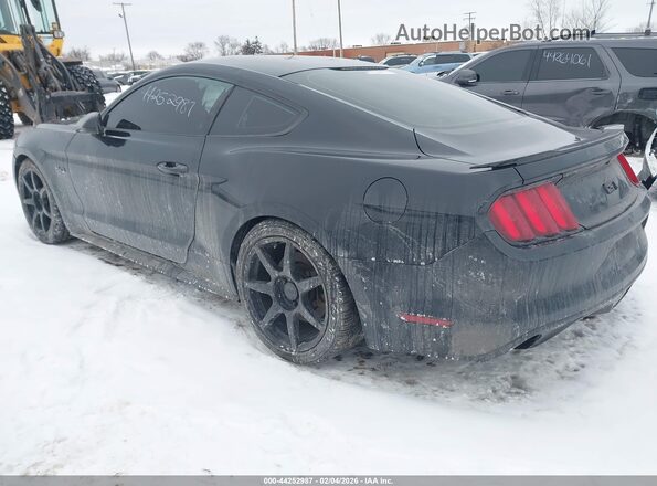 1FA6P8CF5H5316549 2017 FORD MUSTANG Черный Задняя левая четверть