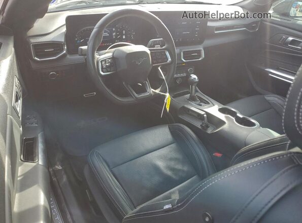 1FA6P8CF5R5432853 2024 FORD MUSTANG Черный Вид панели приборов