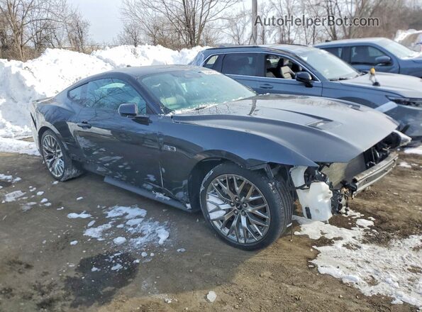 1FA6P8CF6R5401465 2024 FORD MUSTANG Угольный Передняя правая четверть