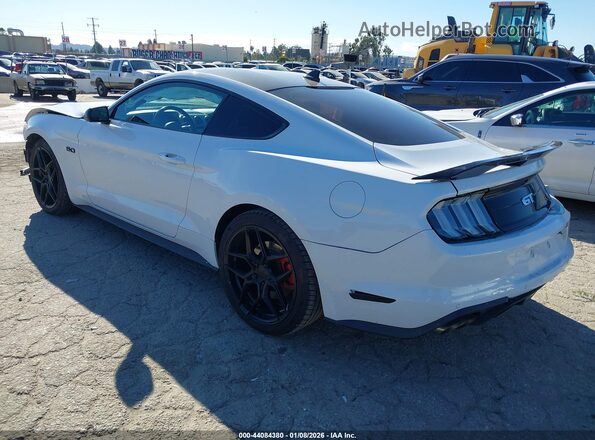 1FA6P8CF7N5106496 2022 FORD MUSTANG White Задня ліва чверть