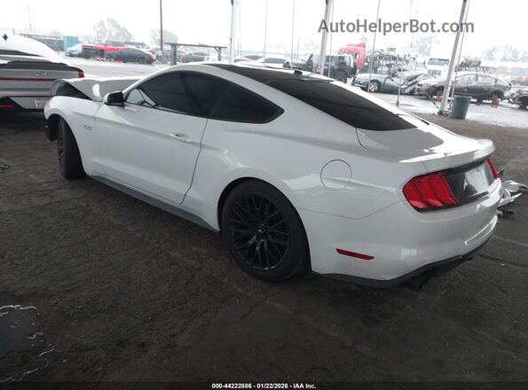 1FA6P8CF9J5124914 2018 FORD MUSTANG Белый Задняя левая четверть