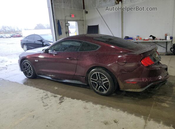 1FA6P8CFXJ5172017 2018 FORD MUSTANG Burgundy 