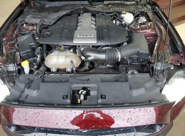 1FA6P8CFXJ5172017 2018 FORD MUSTANG Burgundy 