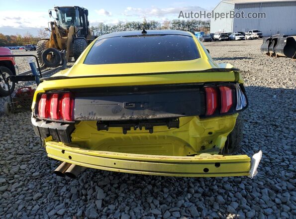 1FA6P8CFXM5150426 2021 FORD MUSTANG Зеленый Вид сзади