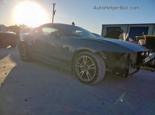 1FA6P8TH1R5116867 2024 FORD MUSTANG Синий Передняя правая четверть