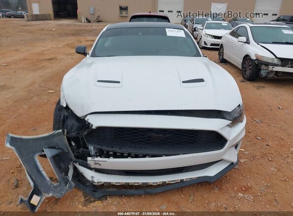 1FA6P8TH4N5147492 2022 FORD MUSTANG White Вид щитка приладів