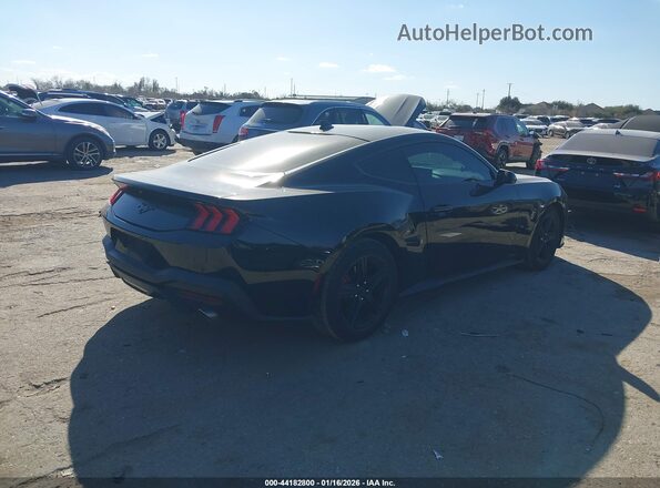 1FA6P8TH6R5127055 2024 FORD MUSTANG Black Tył prawy