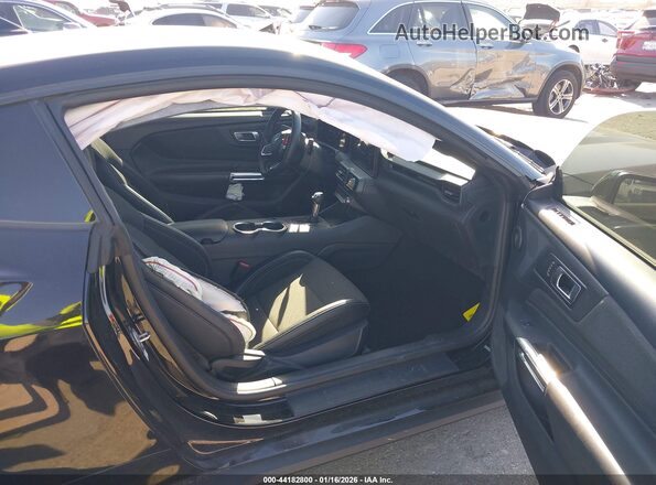 1FA6P8TH6R5127055 2024 FORD MUSTANG Black Widok wnętrza z przodu