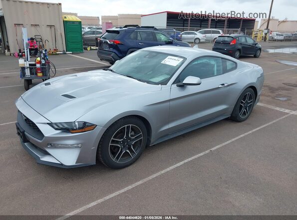 1FA6P8TH8P5108875 2023 FORD MUSTANG Silver Vista tres cuartos delantera izquierda
