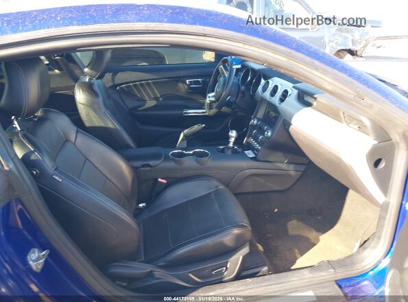 1FA6P8TH9G5236140 2016 FORD MUSTANG Blue Widok wnętrza z przodu