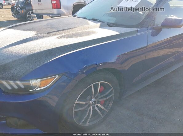 1FA6P8TH9G5236140 2016 FORD MUSTANG Blue Widok z przodu