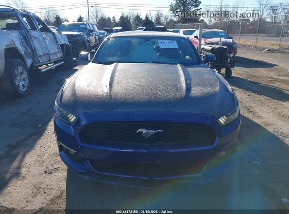 1FA6P8TH9G5236140 2016 FORD MUSTANG Blue Widok zestawu wskaźników