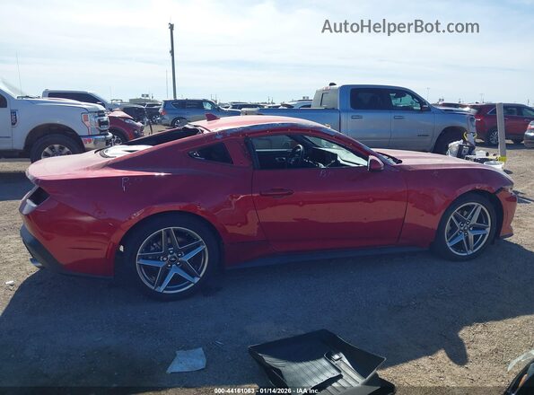 1FA6P8TH9R5141208 2024 FORD MUSTANG Красный Панорамный вид салона 360°