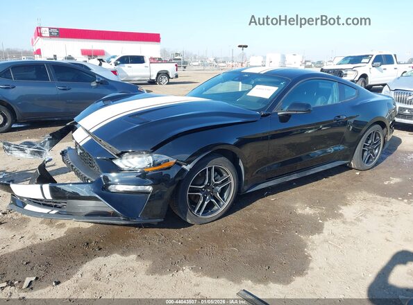 1FA6P8THXP5100860 2023 FORD MUSTANG Черный Передняя левая четверть