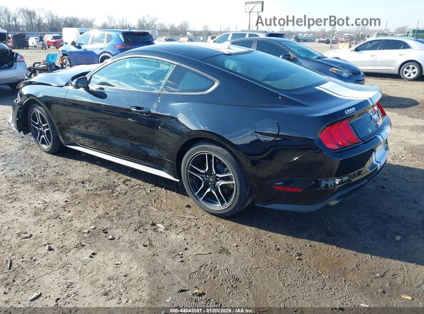 1FA6P8THXP5100860 2023 FORD MUSTANG Черный Задняя левая четверть