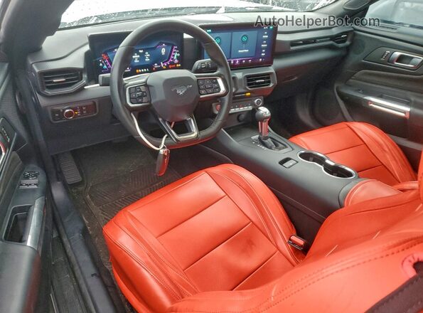 1FA6P8THXR5106225 2024 FORD MUSTANG Silver Առջևի վահանակի տեսք