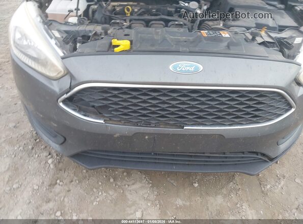 1FADP3F25JL225625 2018 FORD FOCUS Gray Вид спереду