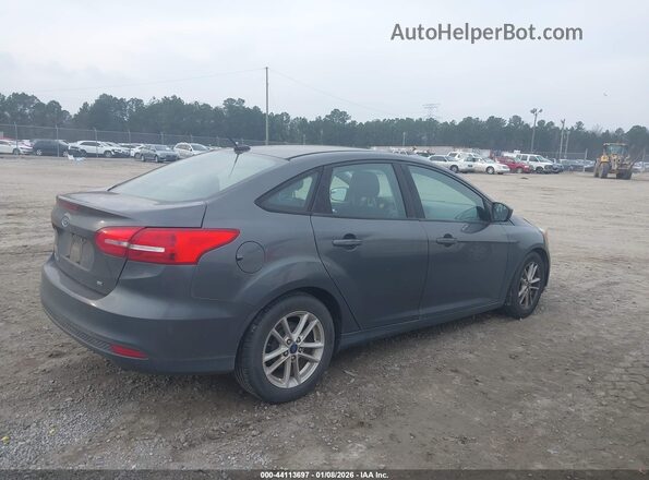 1FADP3F25JL225625 2018 FORD FOCUS Gray Задня права чверть