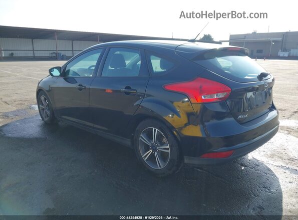 1FADP3KE2GL234596 2016 FORD FOCUS Black Задня ліва чверть