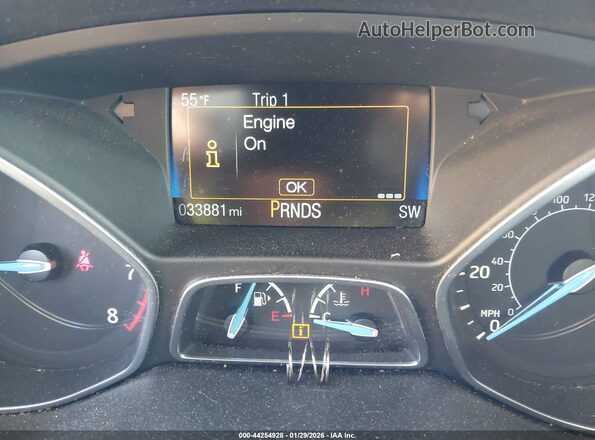 1FADP3KE2GL234596 2016 FORD FOCUS Black Вид задніх сидінь