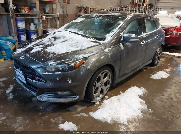 1FADP3L92HL294638 2017 FORD FOCUS ST Gray წინა მარცხენა ხედი სამი მეოთხედიდან