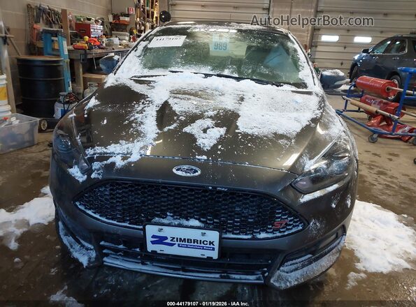1FADP3L92HL294638 2017 FORD FOCUS ST Gray ხელსაწყოთა პანელის ხედი