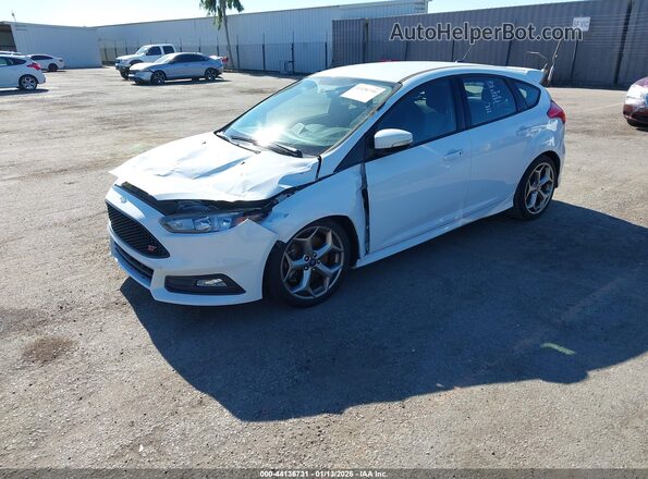 1FADP3L92JL282818 2018 FORD FOCUS ST White Front left