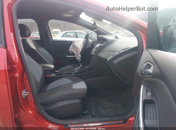 1FADP3L93JL325854 2018 FORD FOCUS ST Оранжевый Вид салона спереди