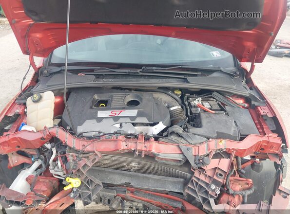 1FADP3L93JL325854 2018 FORD FOCUS ST Оранжевый Вид сзади