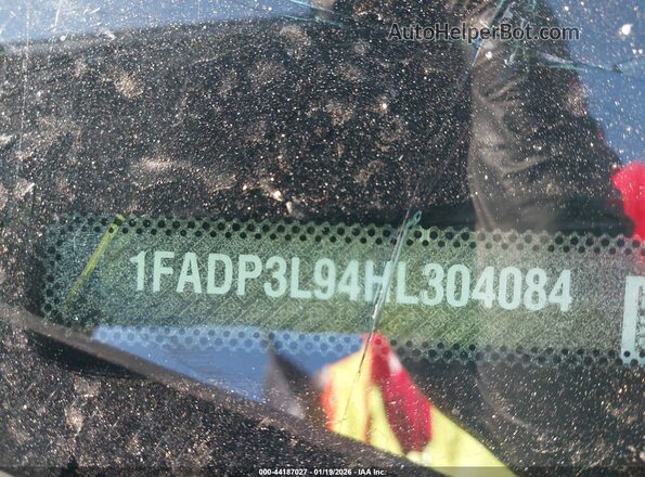 1FADP3L94HL304084 2017 FORD FOCUS ST Black ძრავის განყოფილების ხედი