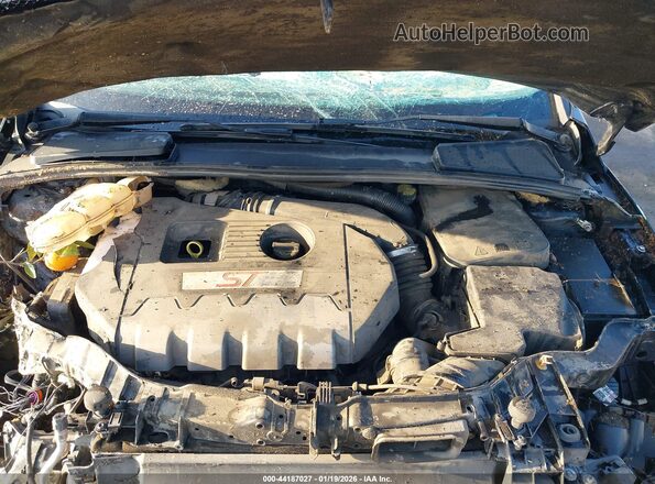 1FADP3L94HL304084 2017 FORD FOCUS ST Black უკანა ხედი