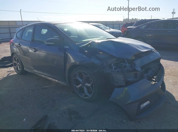 1FADP3L94JL332540 2018 FORD FOCUS ST Серый Вид задней части салона