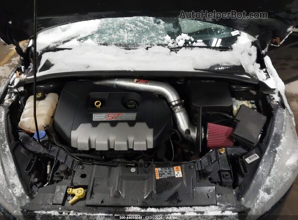 1FADP3L95GL333706 2016 FORD FOCUS ST Black Вид ззаду