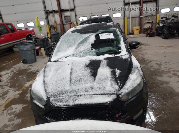 1FADP3L95GL333706 2016 FORD FOCUS ST Black Вид задньої частини салону