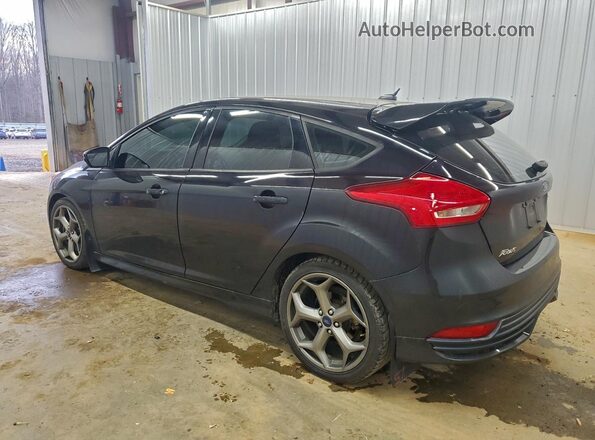 1FADP3L95JL266354 2018 FORD FOCUS Black Tył lewy