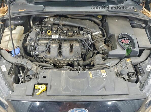 1FADP3L95JL266354 2018 FORD FOCUS Black Widok wnętrza z tyłu