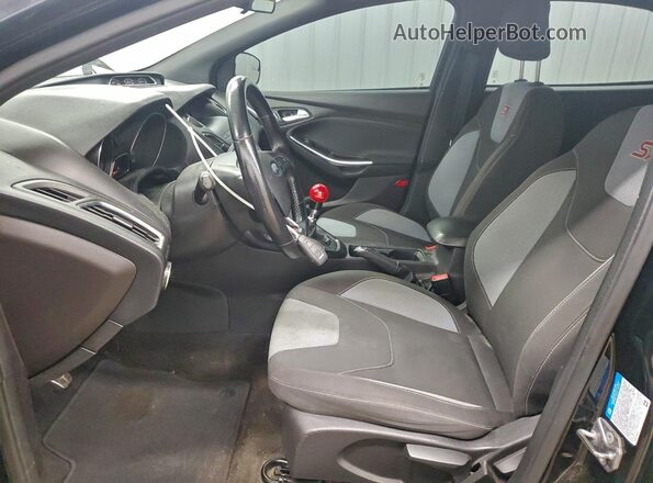 1FADP3L95JL266354 2018 FORD FOCUS Black Widok wnętrza z przodu