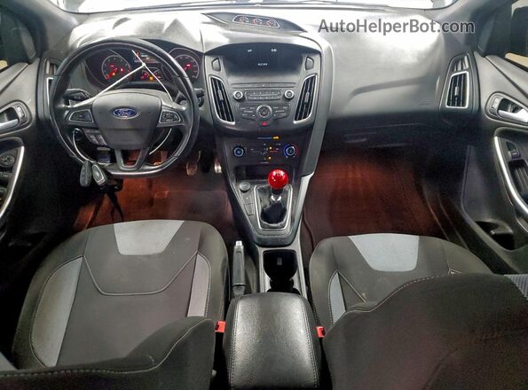 1FADP3L95JL266354 2018 FORD FOCUS Black Widok deski rozdzielczej