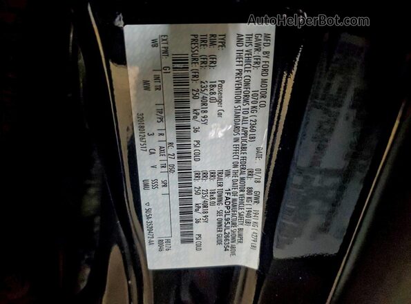 1FADP3L95JL266354 2018 FORD FOCUS Black Widok komory silnika