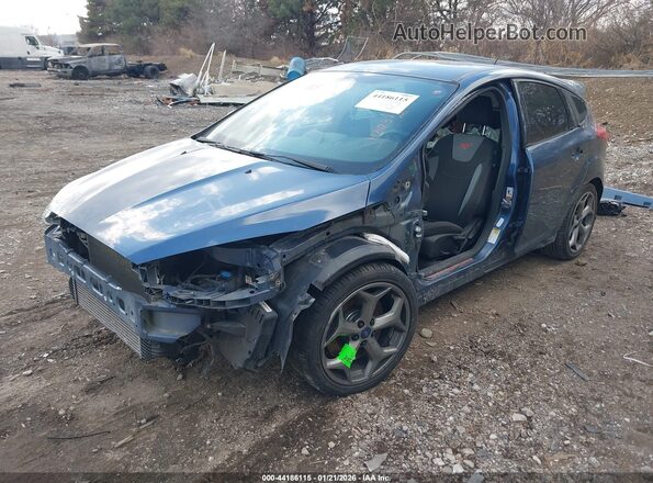 1FADP3L96JL239583 2018 FORD FOCUS ST Teal Front left
