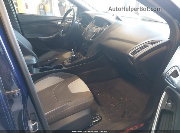 1FADP3L98HL281246 2017 FORD FOCUS ST Blue Widok wnętrza z przodu
