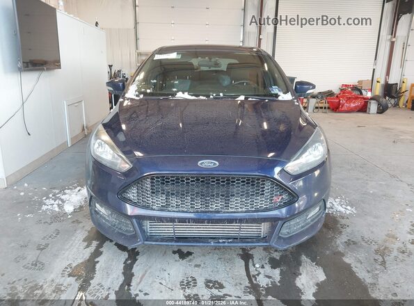 1FADP3L98HL281246 2017 FORD FOCUS ST Blue Widok zestawu wskaźników