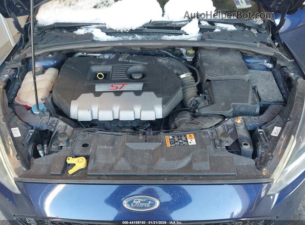 1FADP3L98HL281246 2017 FORD FOCUS ST Blue Widok z tyłu