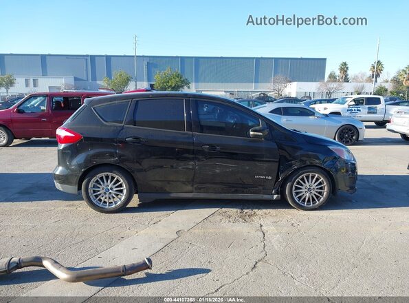 1FADP5AU1GL115166 2016 FORD C-MAX HYBRID Black უკანა სალონის ხედი
