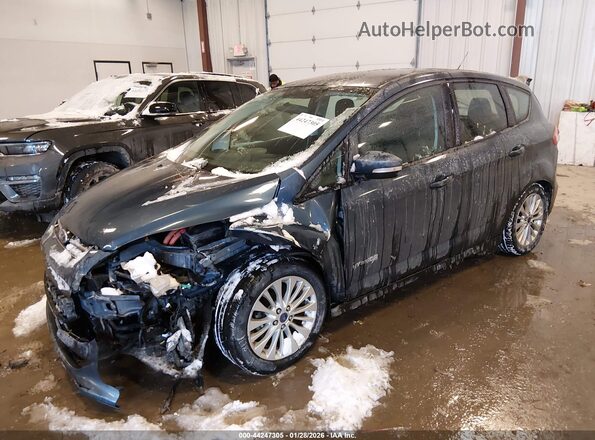 1FADP5AU2JL101350 2018 FORD C-MAX HYBRID Blue Vista tres cuartos delantera izquierda