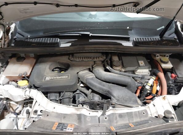 1FADP5AU3JL104497 2018 FORD C-MAX HYBRID White Widok z tyłu